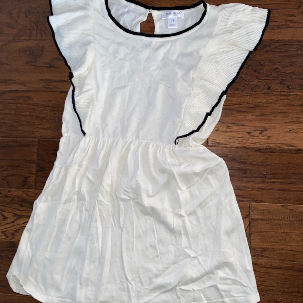 Cream maternity top